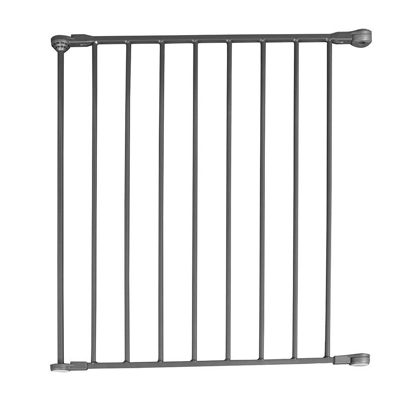 Qdos Safety Construct-A-SafeGate Long Extension | Slate | Extra 23.5" Section for Qdos Safety Construct-A-SafeGate - Use to create extra-large or freestanding baby gates - Image 1